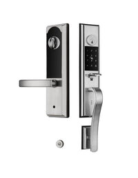 Waterproof IP65 Electronic Handle Tempering Glass Touch Screen Digital Tuya Smart Lock